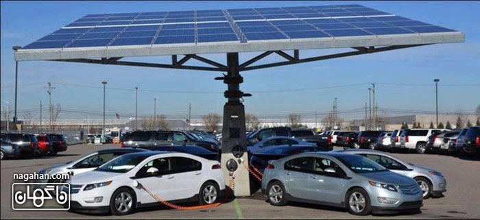 عکس پارکینگ شارژ خورشیدی 