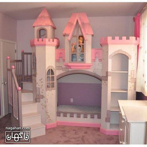 عکس اتاق کودک و مدل تخت عروسکی - اتاق دخترانه