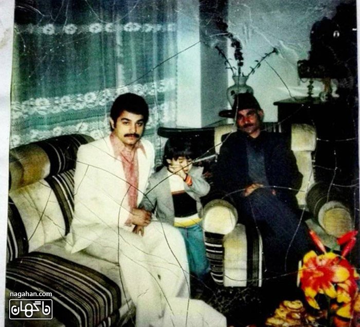 عکس پدر شهاب حسینی و کودکی شهاب حسینی