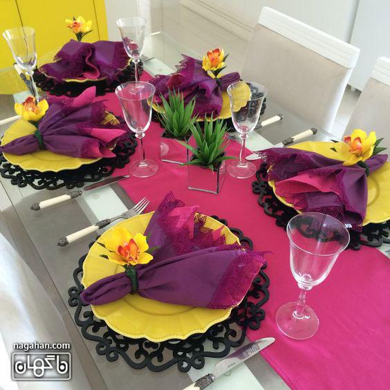 ایده های جدید در سفره آرایی و تزئین میز شام و اتاق پذیرایی 4