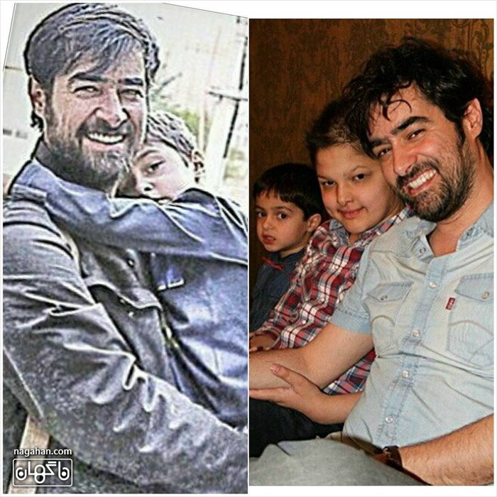 عکس شهاب حسینی و پسران شهاب حسینی