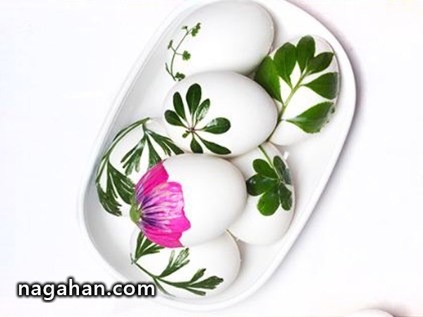 تزئین تخم مرغ سفره هفت سین
