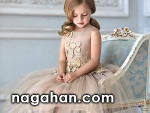 کالکشن جدید لباس کودک | مدل پیراهن عروس دخترانه 95