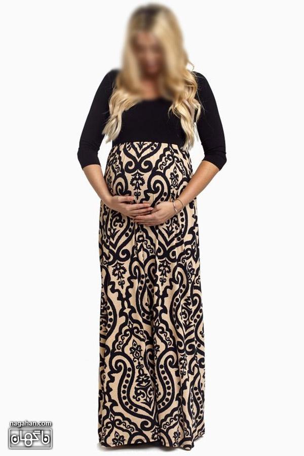 عکس لباس حاملگی طرحدار
